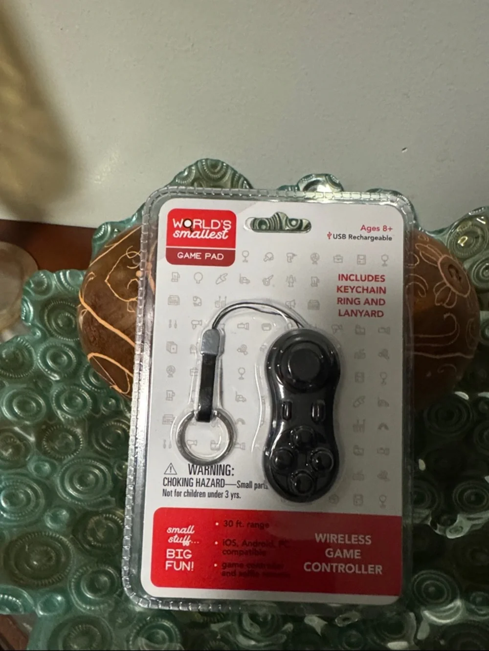 ***2/$15*** Black Wireless Game Controller Keychain